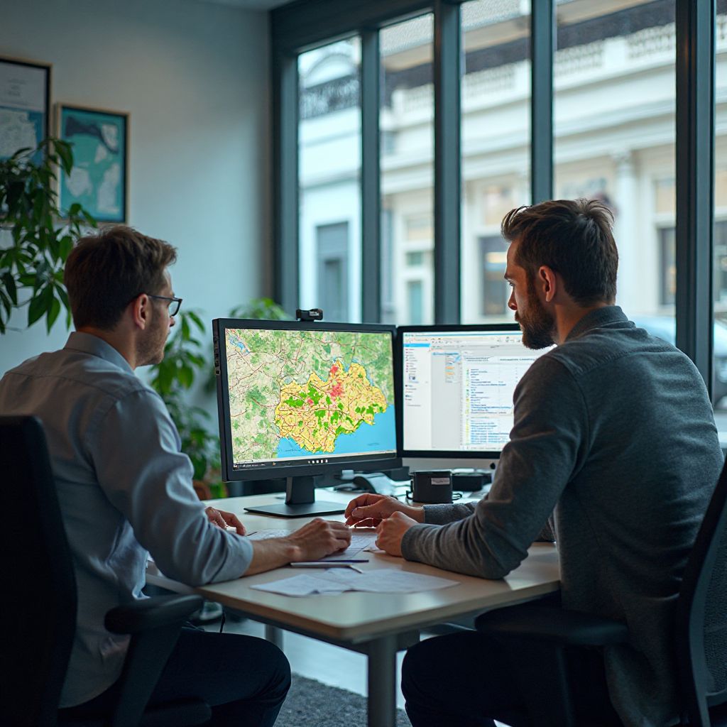 GIS consulting team working on Czech Republic projects